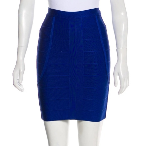 HERVE LEGER Elias Mini Skirt - Picture 1 of 6